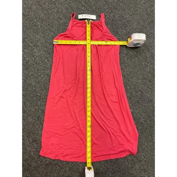 LA Made Maternity Pink V Neck Tank Mini Dress Size S NWT - Picture 4 of 7